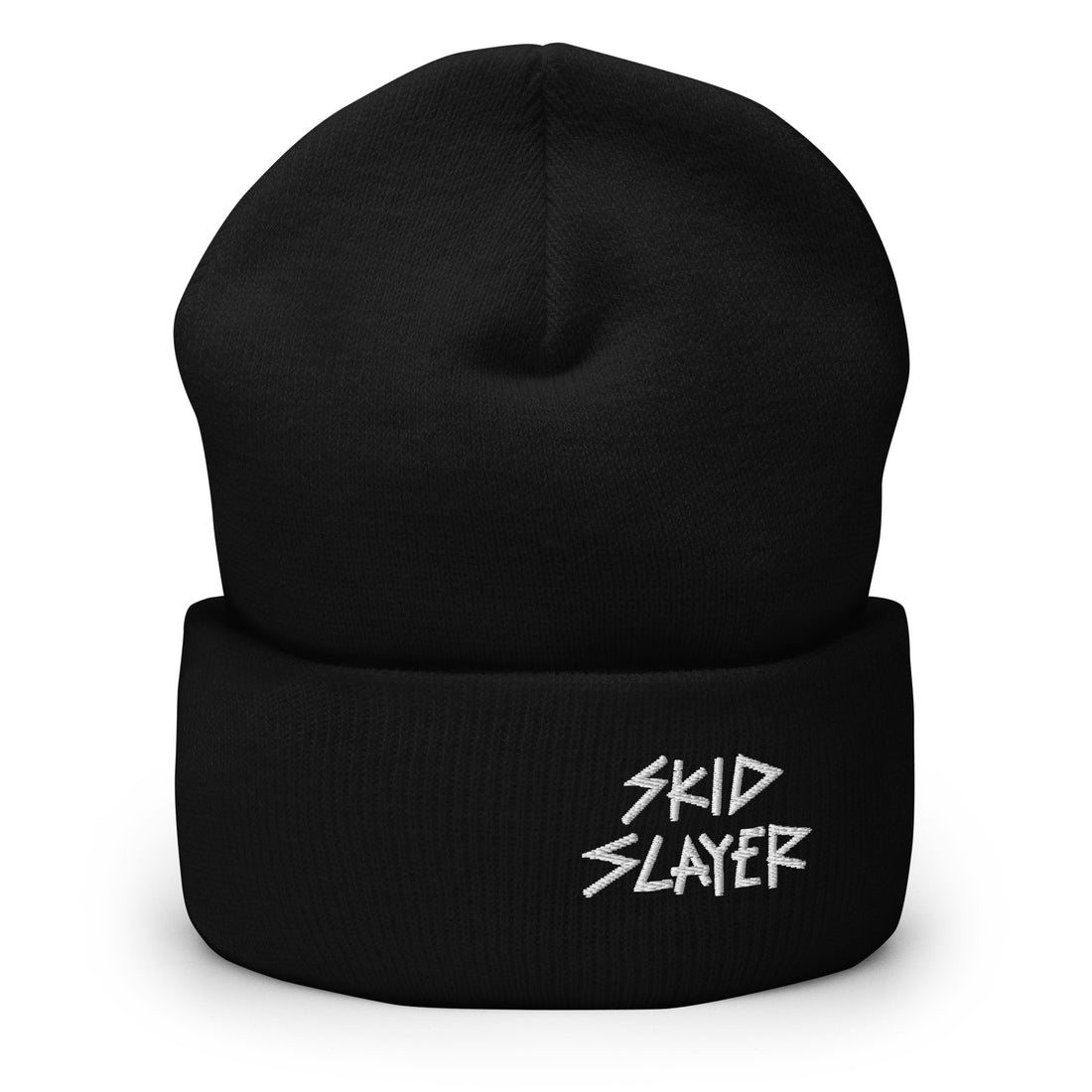 Cuffed Beanie from the Skid Slayer merch collection
